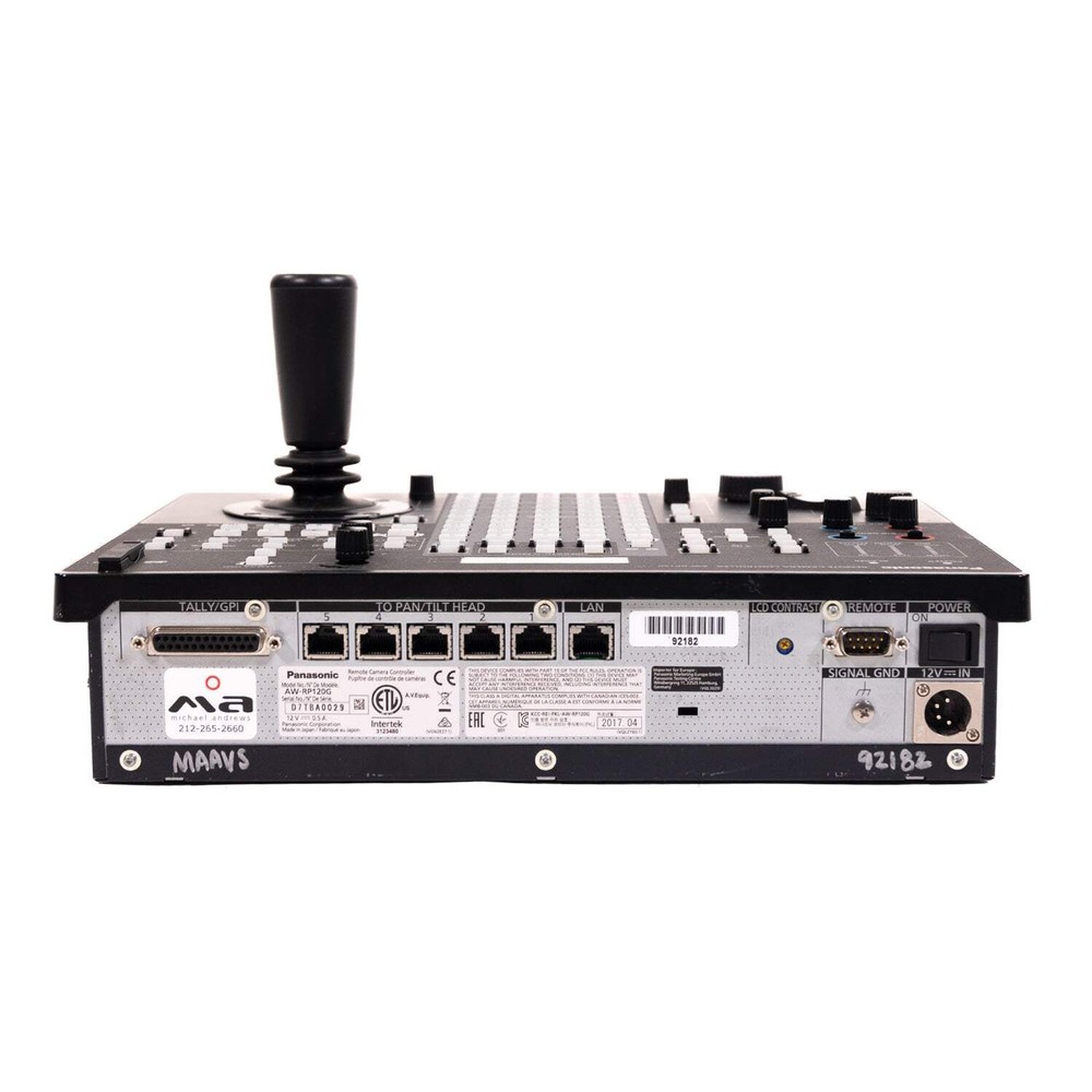 Panasonic AW-RP120G Remote Camera Controller