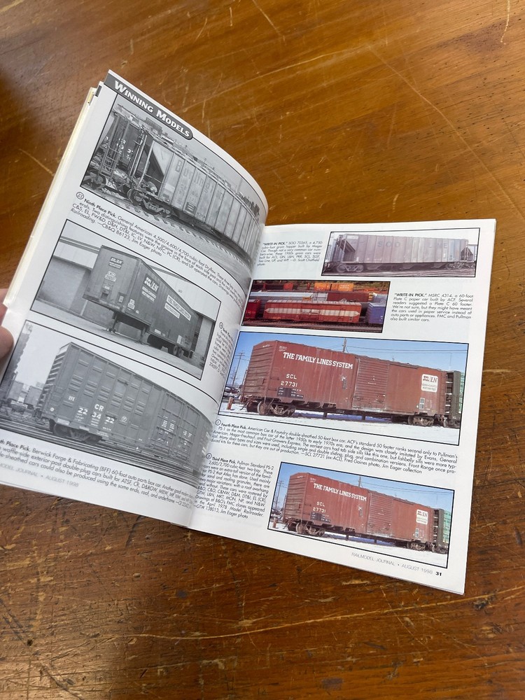 Railmodel Journal ~ August 1998 ~ Volume 10, No. 3 ~ Modeling from the Prototype