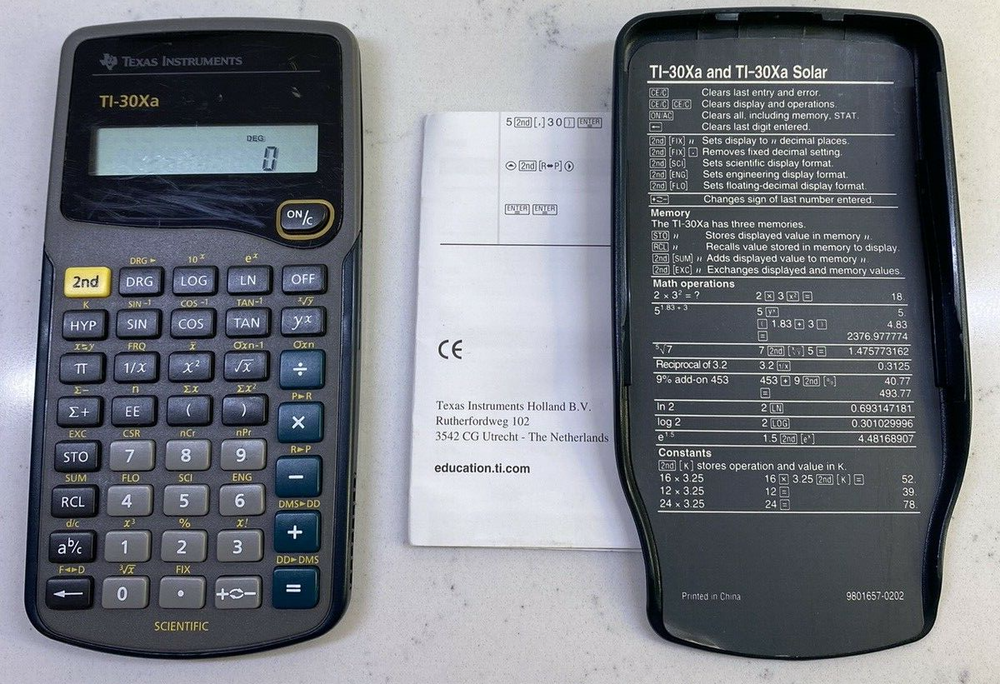 Texas Instruments Calculator TI-30xa