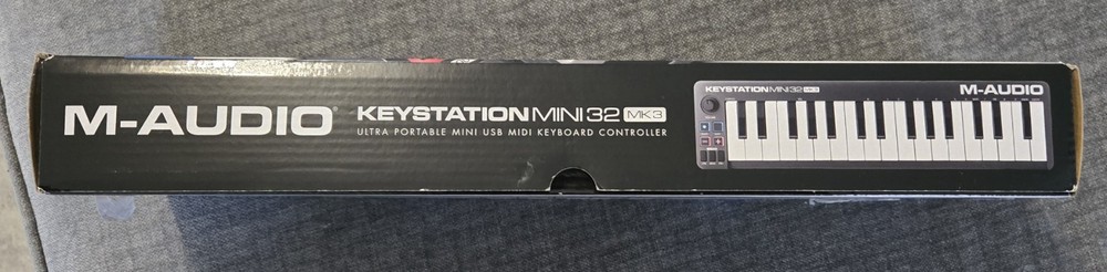 M-Audio KEYMINI32MK3 Keystation Mini 32 Mk3 Keyboard Controller (Open Box)