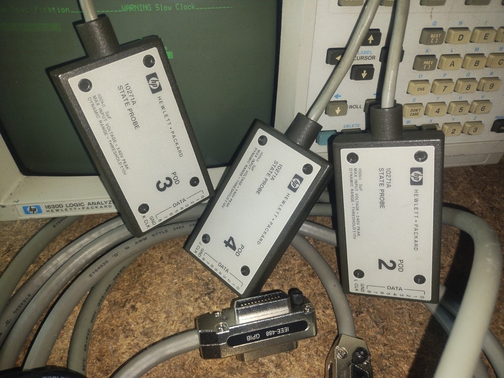 HP 1630D Logic Analyzer - Five Probes
