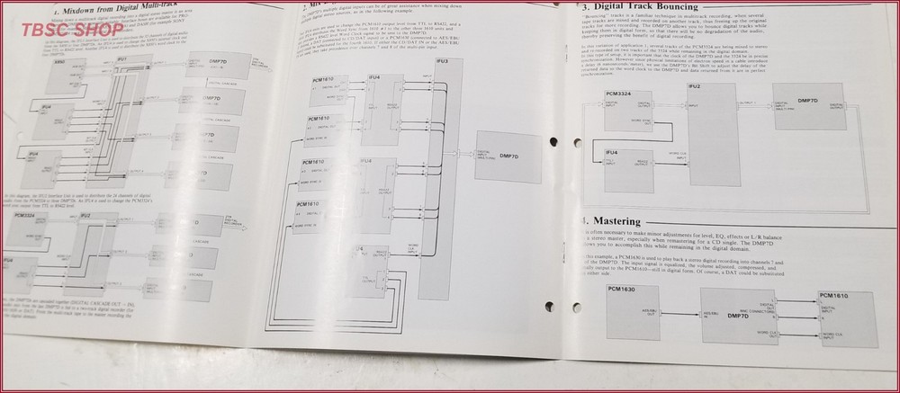 Yamaha DMP7D Digital Mixing Processor Engine Sales Brochure