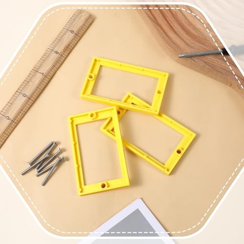 3 Pcs Electrical Box Extender, 1/4" Receptacle Extender with 6 Screws,