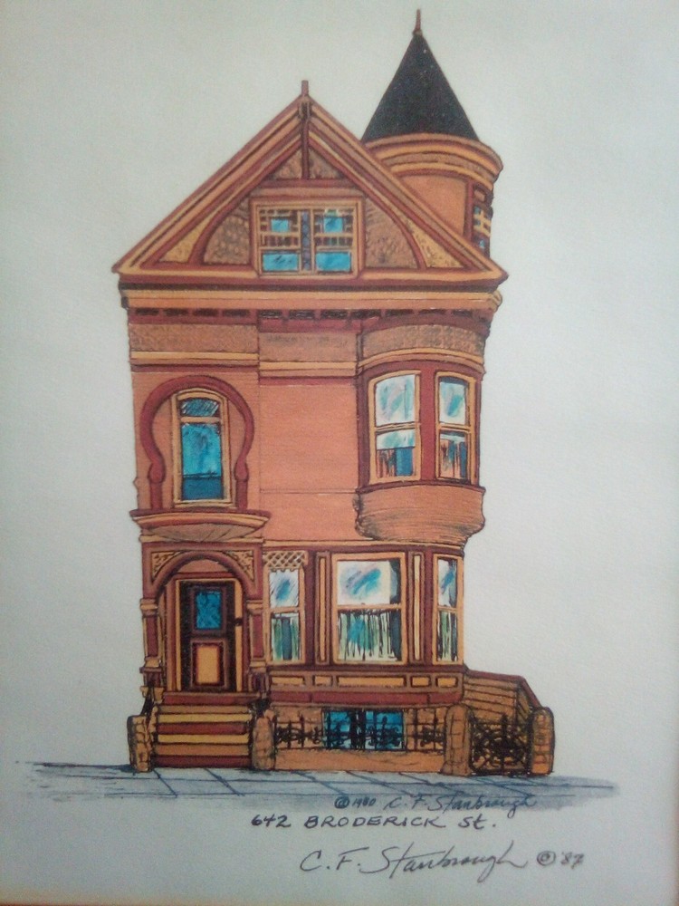 Artist CF Stanbrough. 642 Broderick