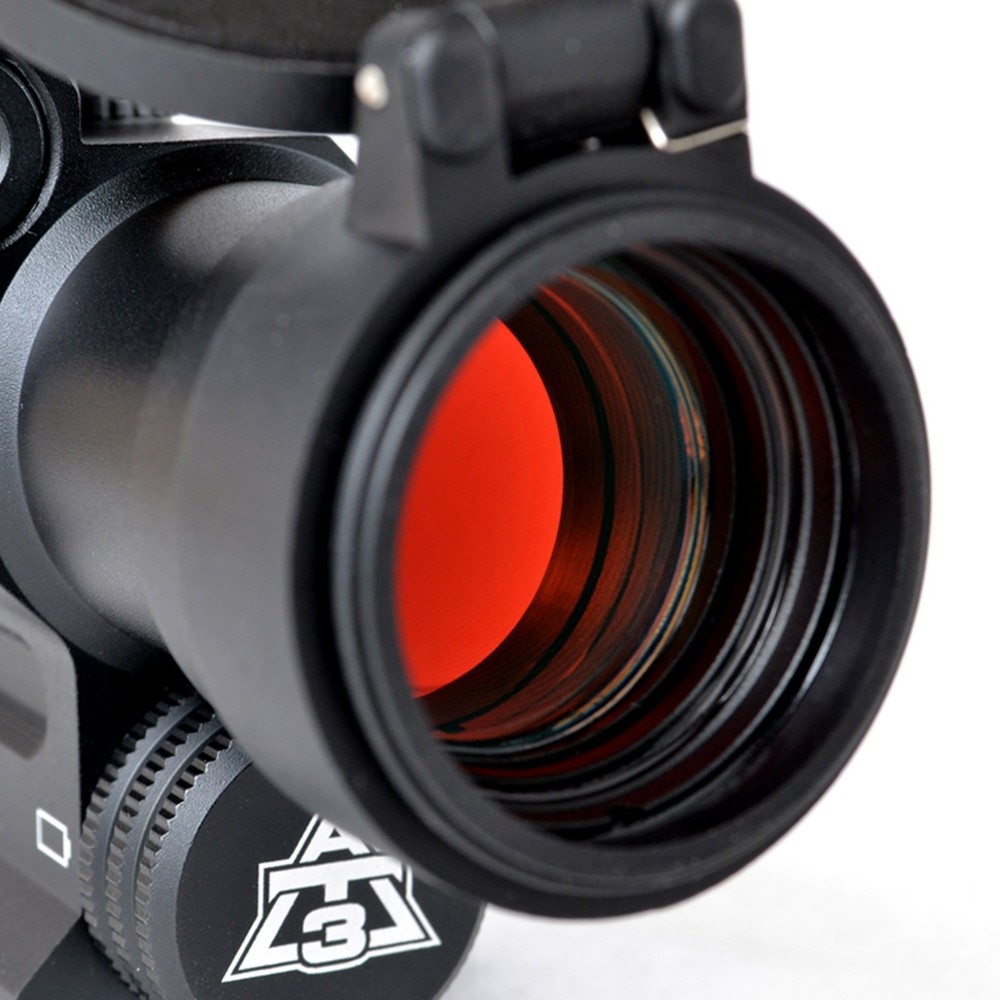 AT3 LEOS Red Dot Sight with Integrated Red Laser Sight & Riser
