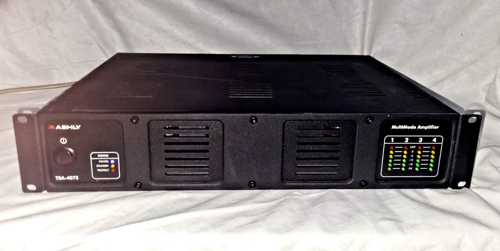 Ashly TRA-4075 MultiMode Amplifier 40W Per 4-Channel Power Amplifier