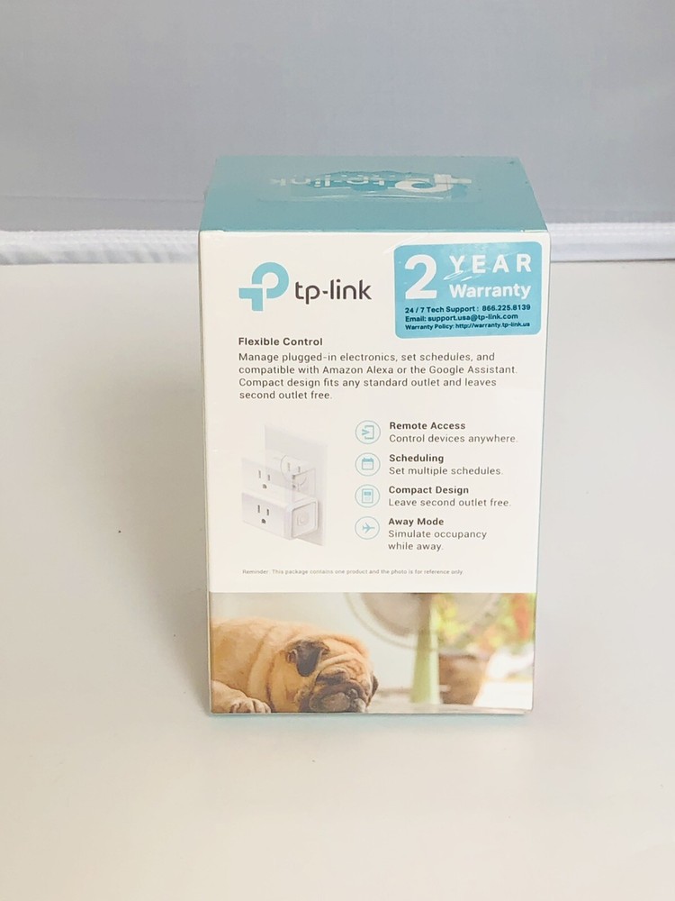 TP-LINK Smart Wi-Fi Plug Mini HS105 White New Sealed