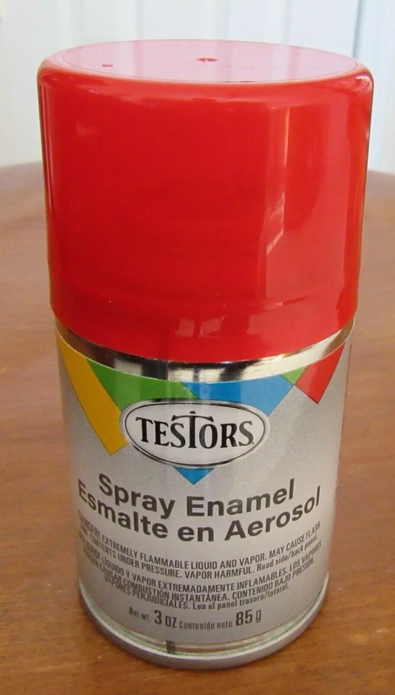 Testors Enamel & Lacquer Spray Paint Cans 3 oz. gloss, flat for plastic models