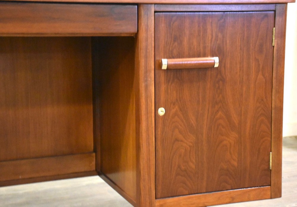 Walnut Mid Century Modern Desk