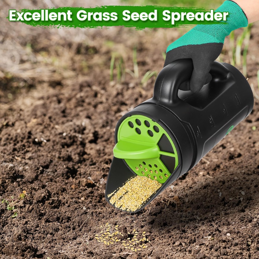 Hand Spreader Shaker, Multiple Adjustable Opening Sizes for All Purpose for G...