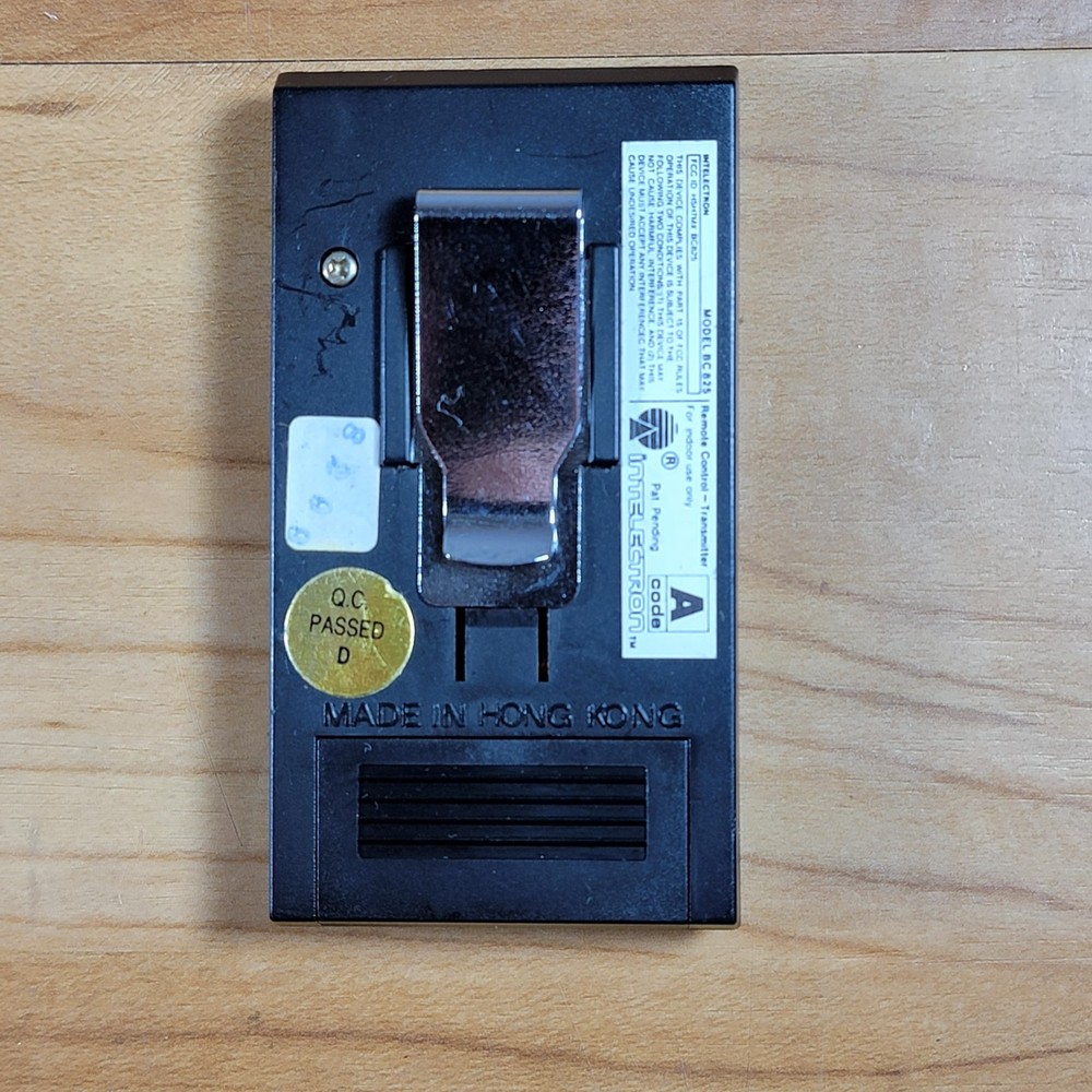 Intelectron Remote Control Model BC 825 (compatible with remote receiver BC 826)