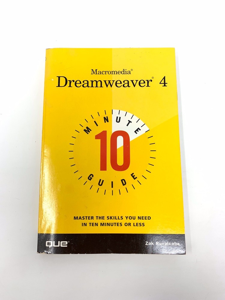 Macromedia Web Design Studio~Dreamweaver4~Fireworks4~For Mac~5 Manuals~Free Ship