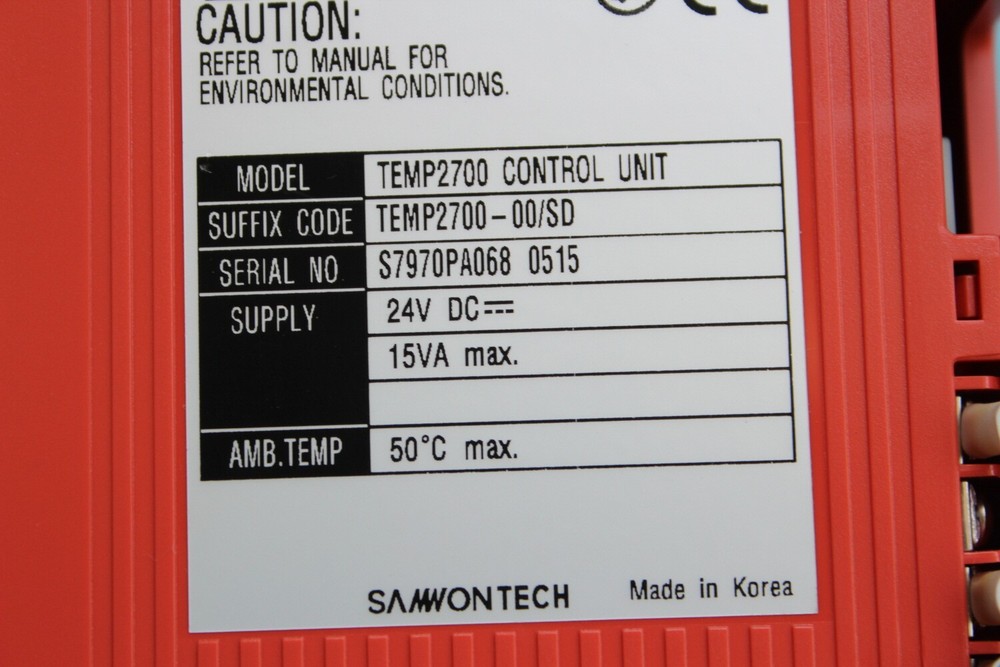 Samwontech Control Unit TEMP2700-00/SD, 1Pcs, Free Expedited Shipping