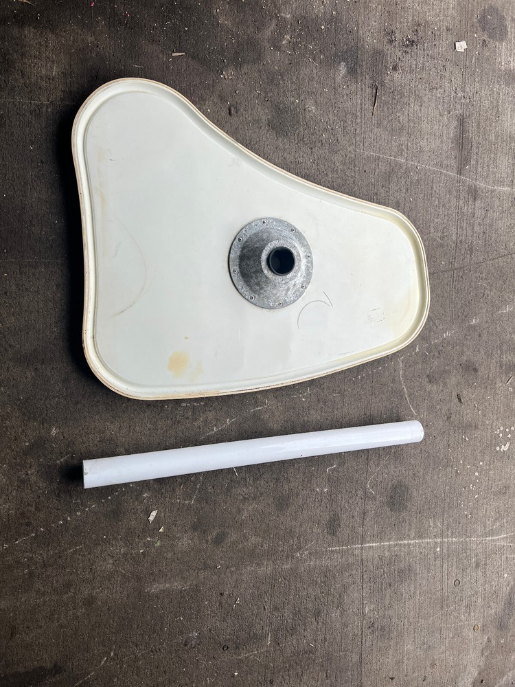 Marine RV boat table top with Pole Worn