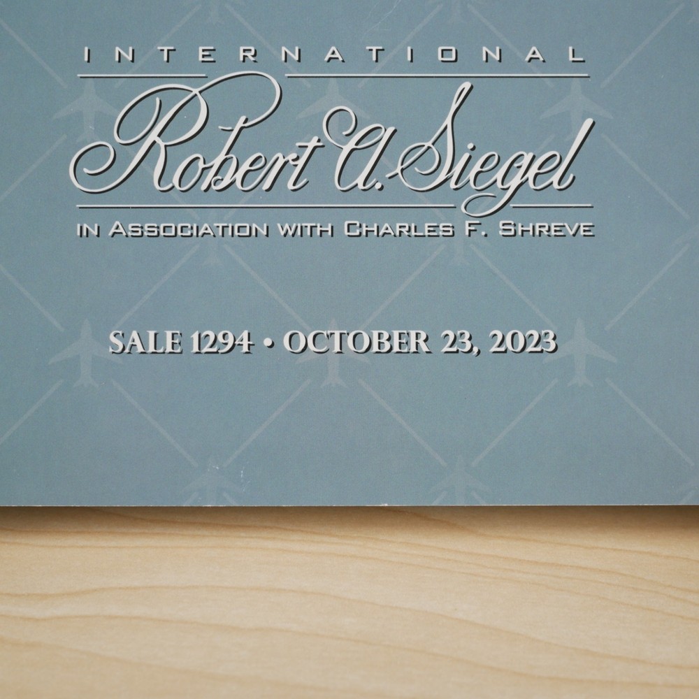 Siegel Stamp Auction Catalog Marcel & Daniel Collection Sale 1294 Oct 23,2023
