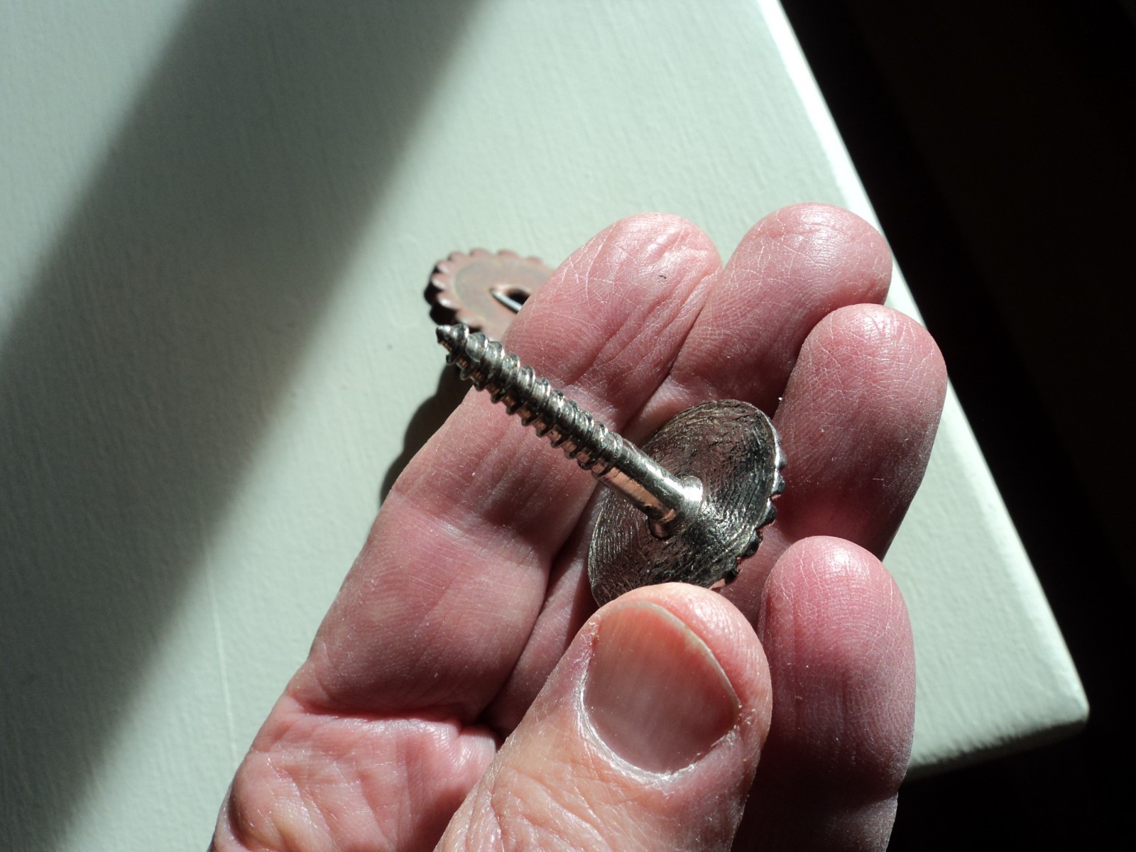 Four Western Saddle Conchos floral screw in w/leather rosettes