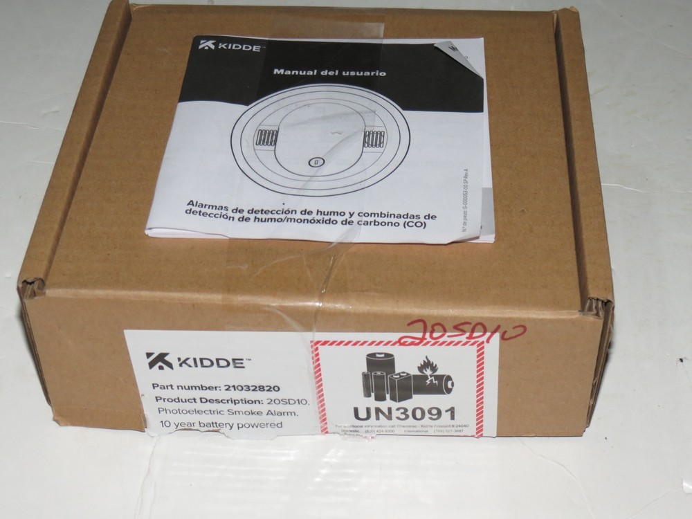 Kidde Detect Smoke Alarm Model 20SD10 - 10-Year Battery
