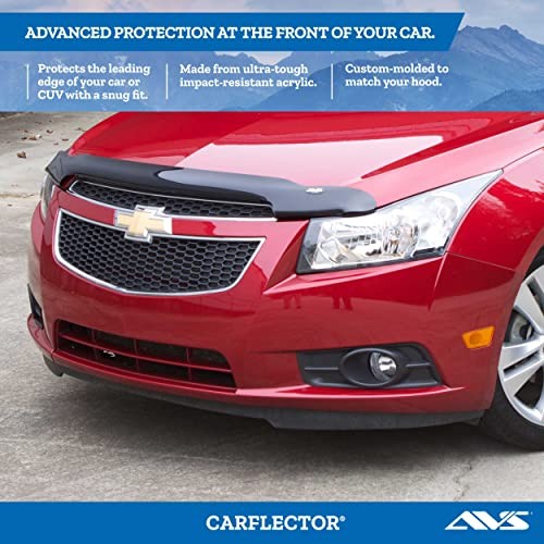 [AVS] Carflector Hood Shield / Protector | Fits 2011 - 2014 Mazda 2 | Medium