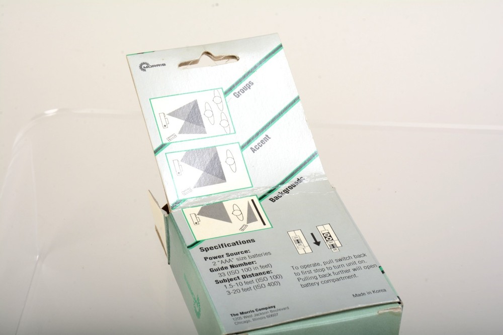 Morris Mini Slave Flash - Tiny, Self standing, Optical Slave - Mint, Open Box