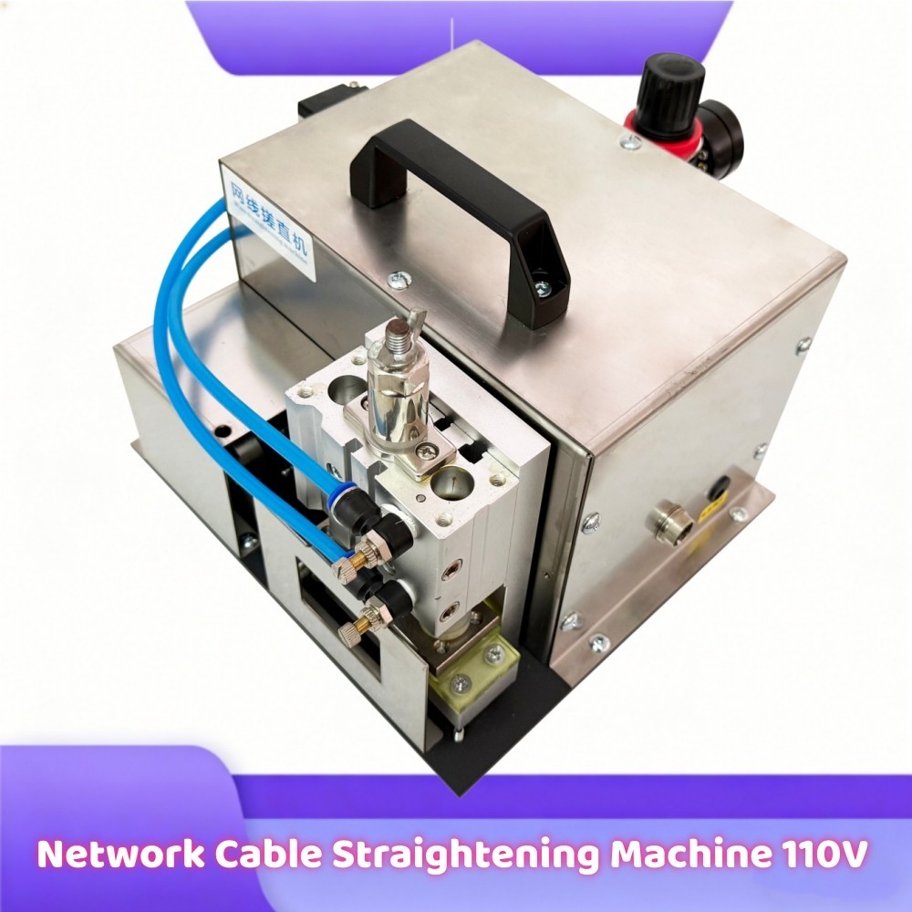 Network Cable Straightening Machine Pneumatic Twisted Pair Wire Straightener