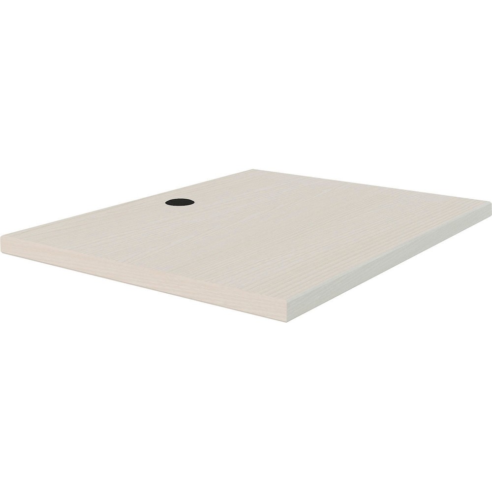 Interion Modular Partition Desktop 30"W x 24"D White Ash