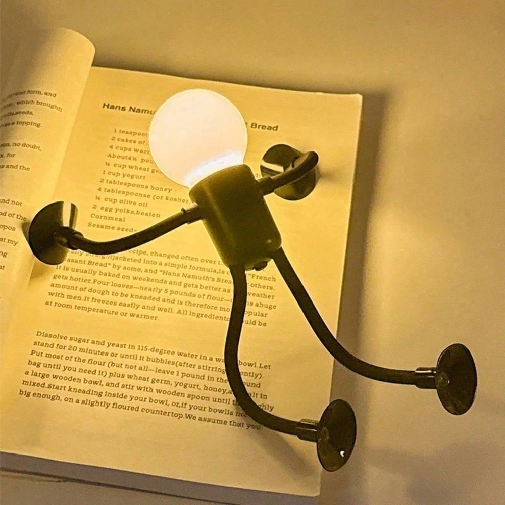Interactive Decorative Night Light - Bendable Sportsman for Creative Spaces