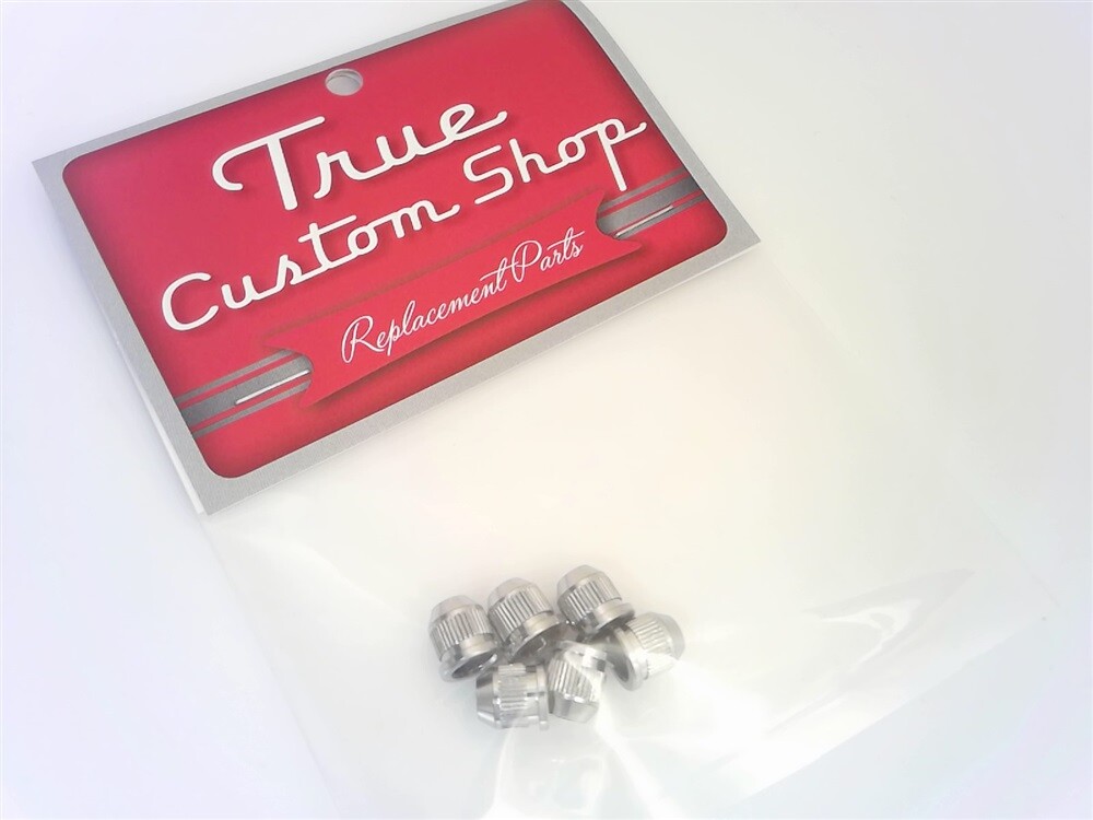 True Custom Shop® Original Chrome Guitar String Ferrules for Fender Telecaster