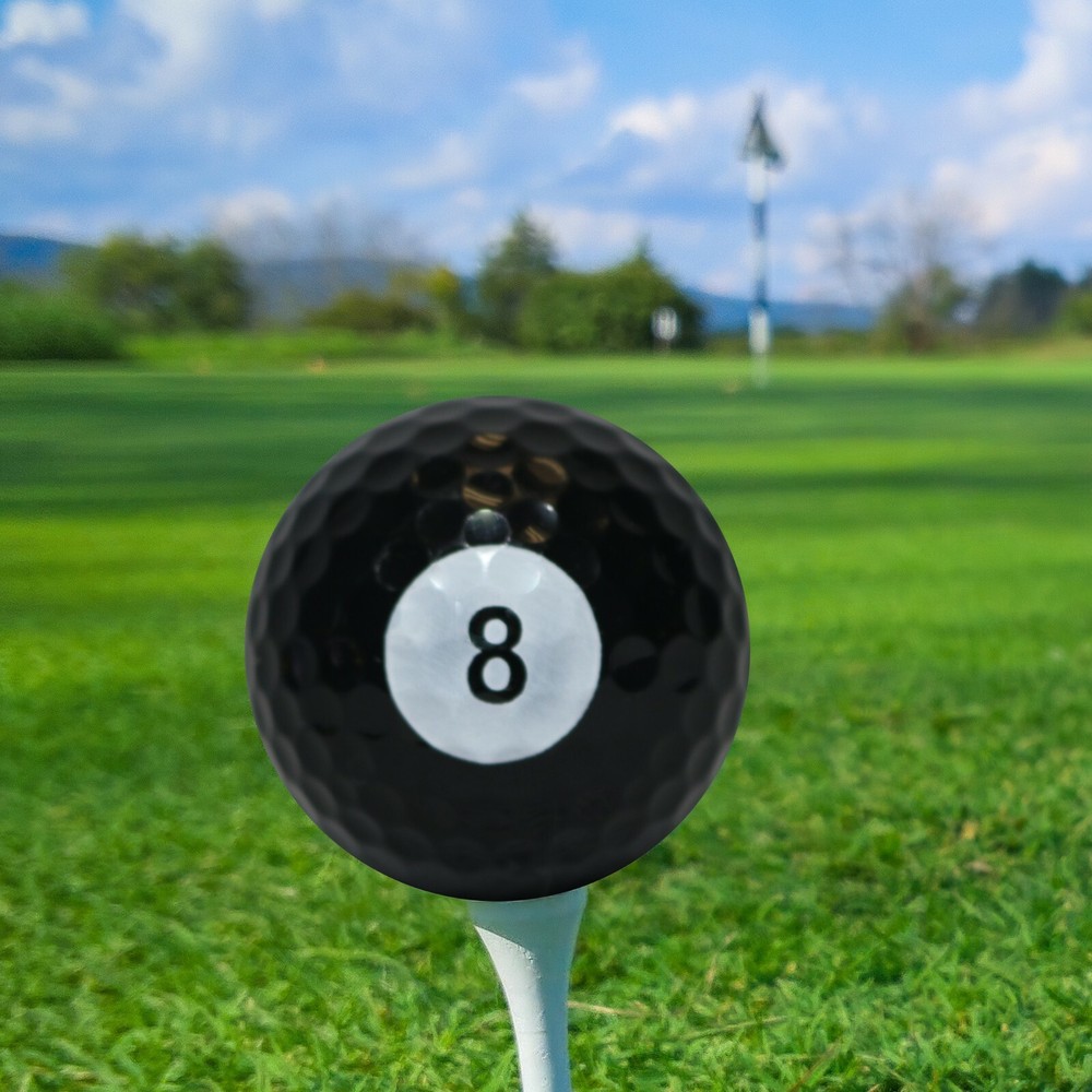 Eight Ball Golf Balls 12 Pack - Great Gift Idea
