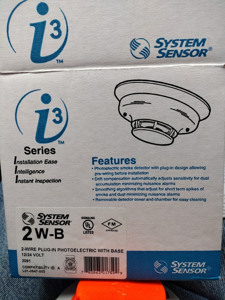 System Sensor 2W-B  i3 Photoelectric Smoke Detector