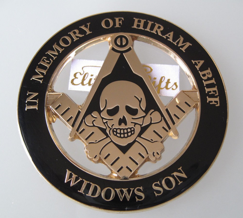 Masonic Master Mason Cut out Car  Emblem.