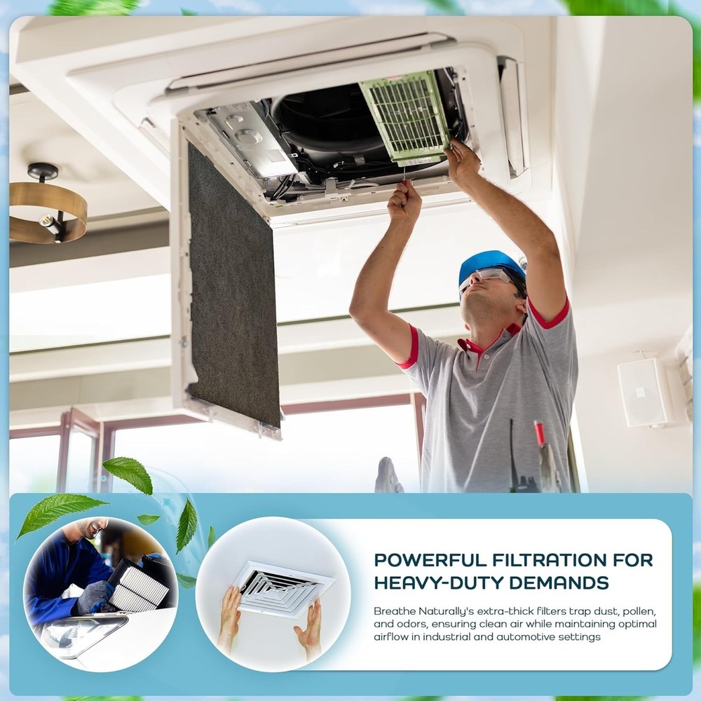 16x48 Universal Activated Carbon Air Filter - Superior Odor Neutralization