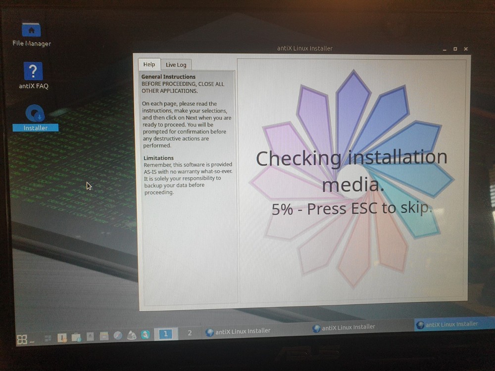 Linux antiX V23.2, 32-bit, Bootable Live and Install USB Flash Drive