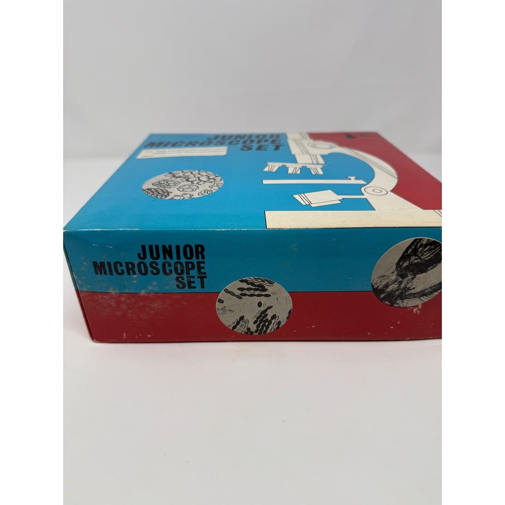 Vintage Junior Microscope Set Complete with Box and Accessories