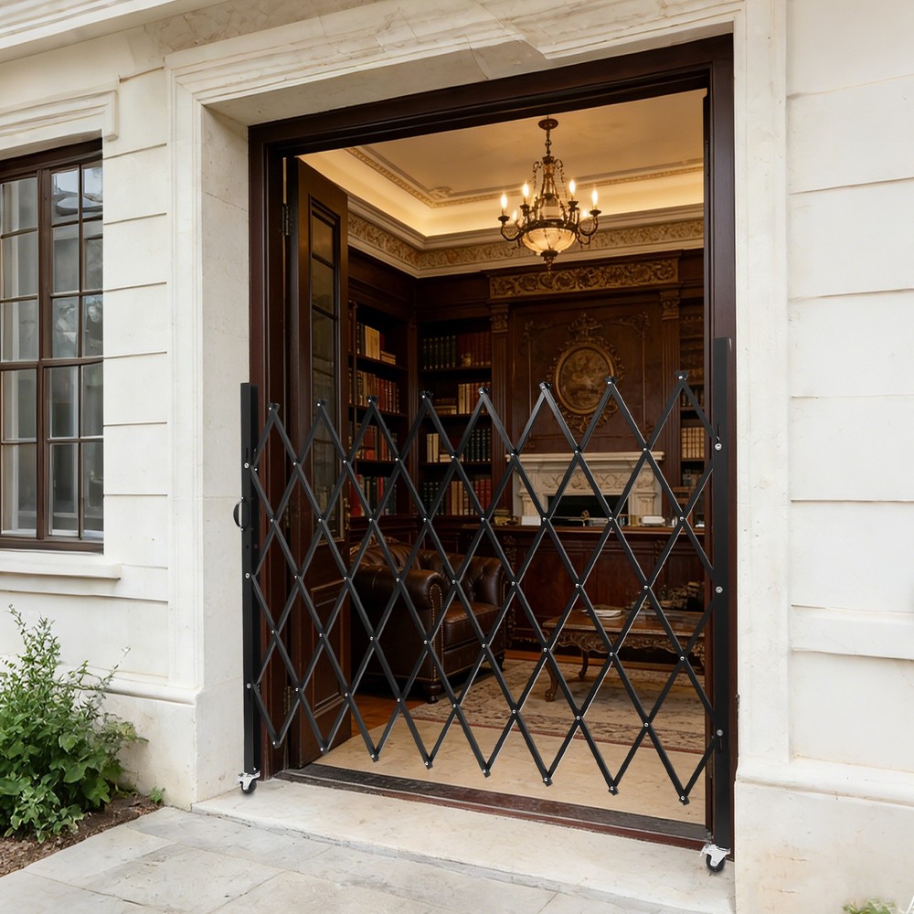 Single Security Gate Flexible Expanding Folding Security Gate Folding Door