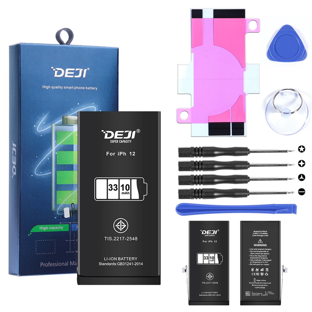 Battery Replacement High Capacity For Apple iPhone 12 11 Pro Max X 8/7 Plus