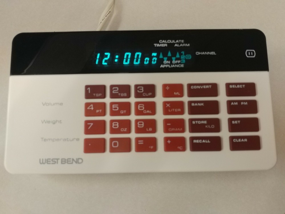 Vintage West Bend Kitchen Controller! Mult-function Advanced Appliance! NICE!