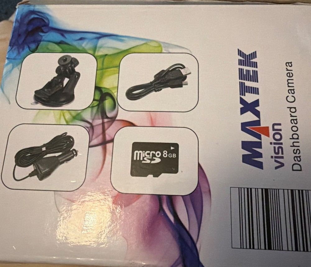 Maxtek Dash Cam full hd + 8GB SD Card