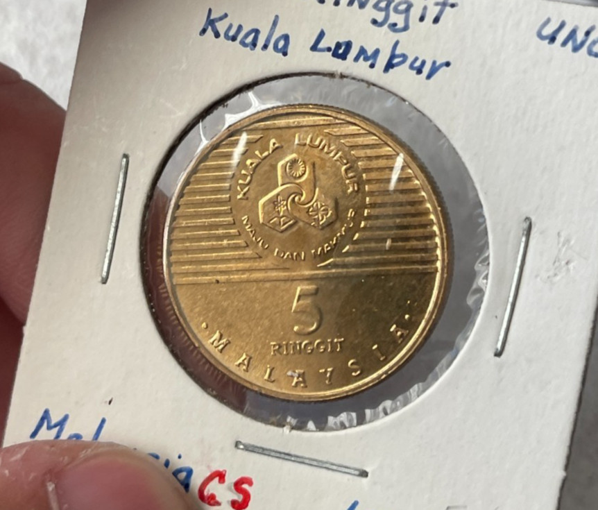 1990 Malaysia 5 Ringgit - Kuala Lumpur L2