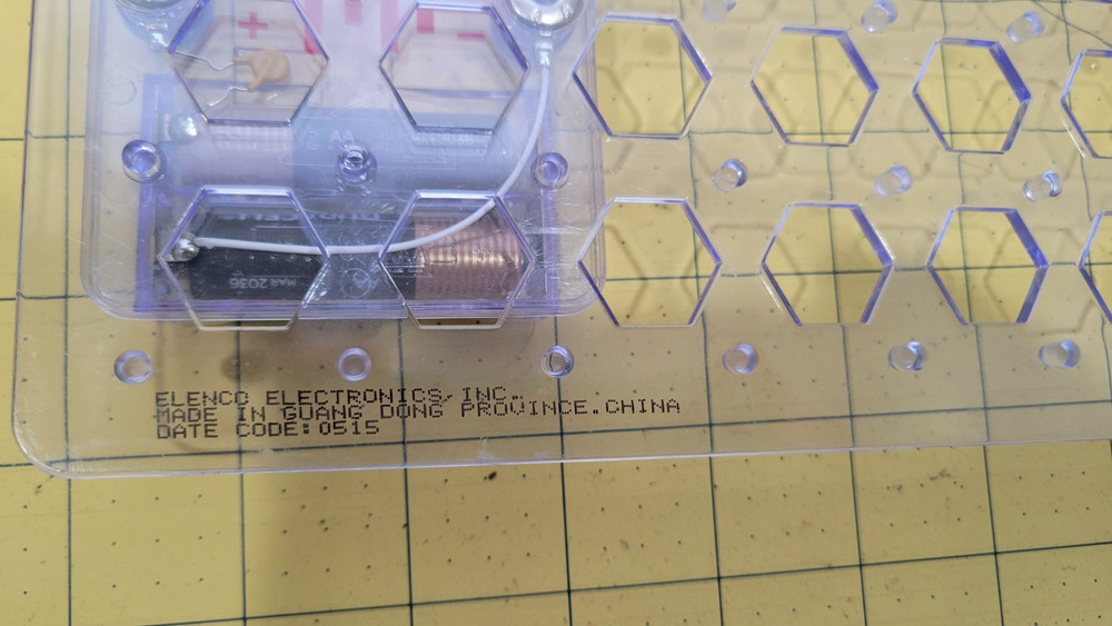 Elenco Electronics Inc current board kit - board with misc accessories