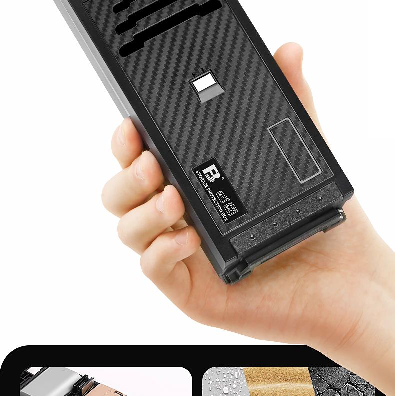 FB-SCB18 Camera Battery Storage Protection Case Memory Card Box for W126 LP-E6