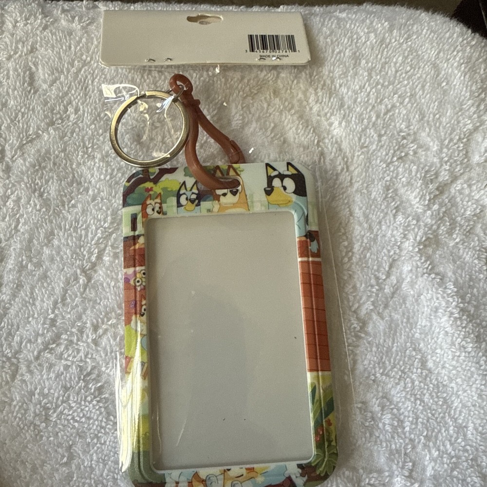 Bluey ID Holder-Paw Print NWT