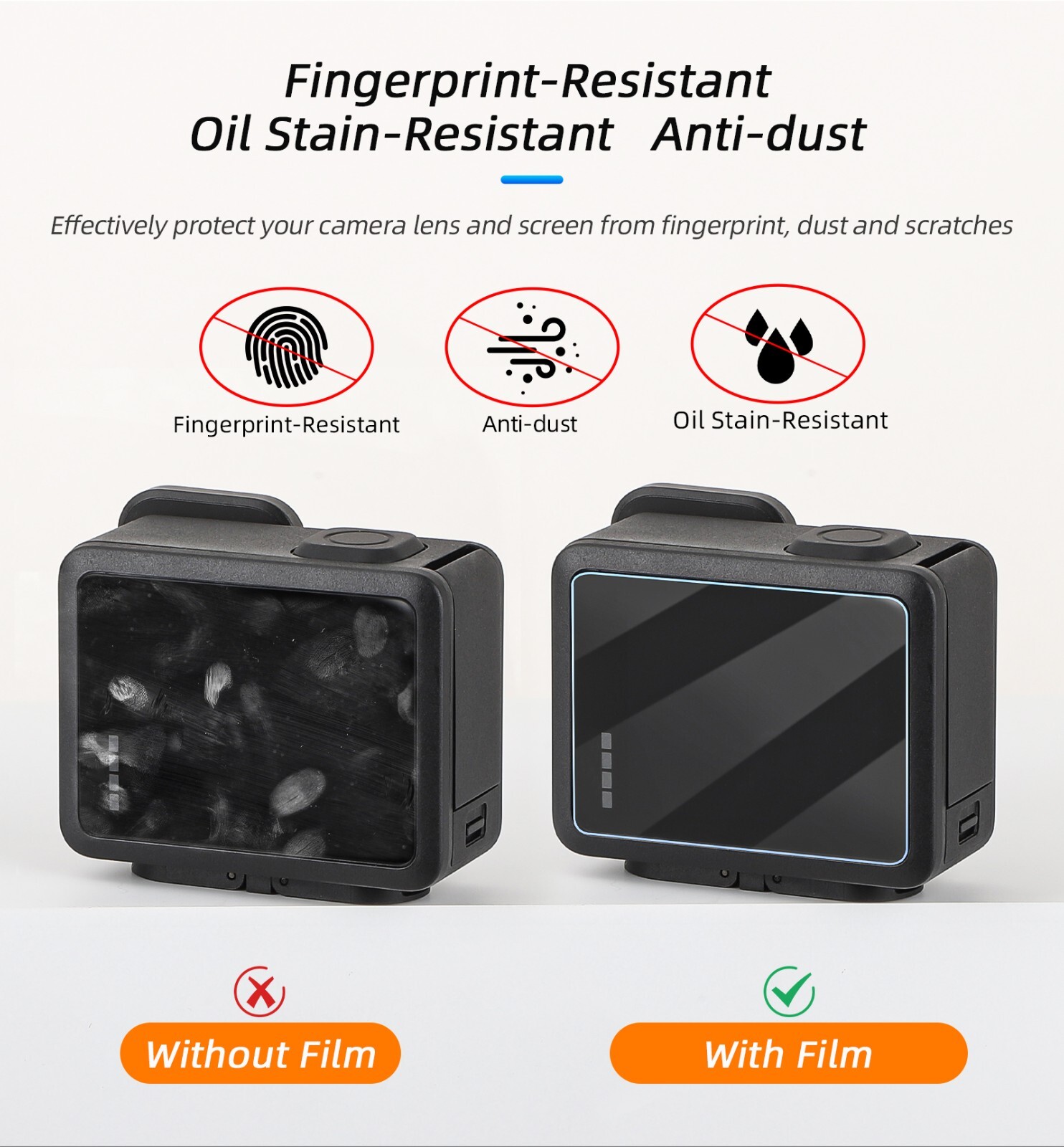 Screen & Lens Protector for GoPro Hero 4K (2024)