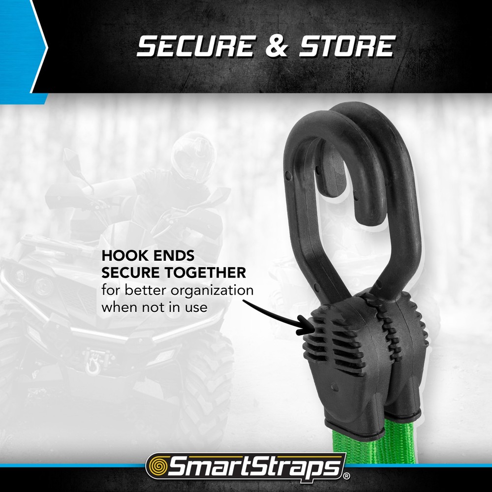 SmartStraps 10-Pc. Flat Strap Bungee Value Pack, Model# 615