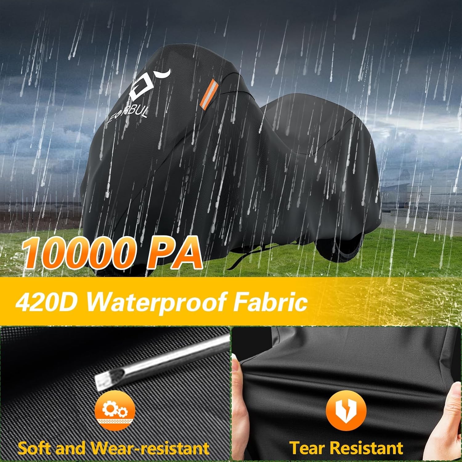 Motorcycle Cover for Trike Models Freewheeler Tri Glide Ultra and CVO Vers us