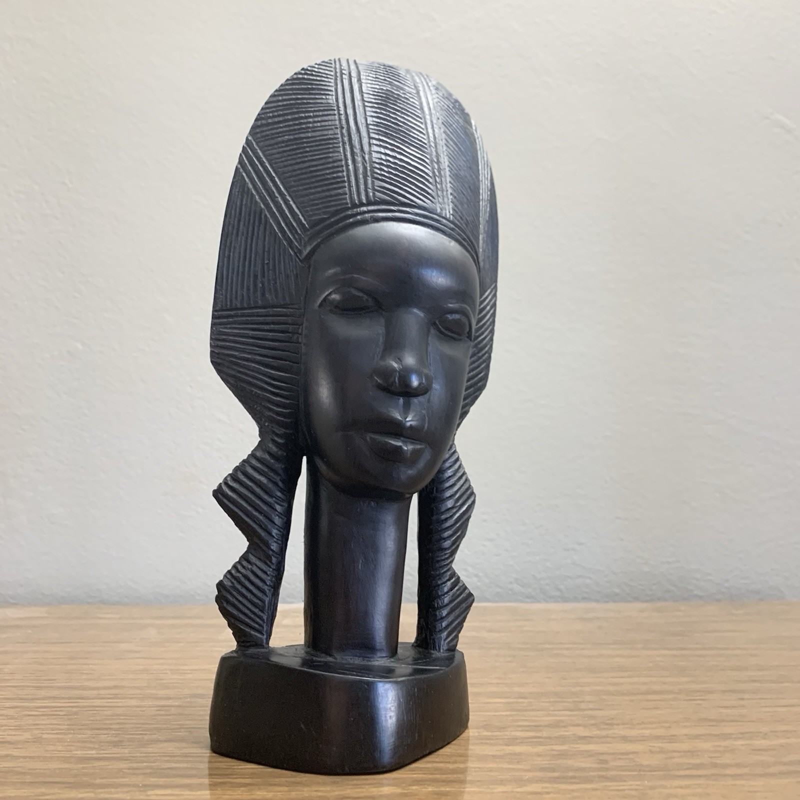 Hand Carved African Ebony Wood Sculpture