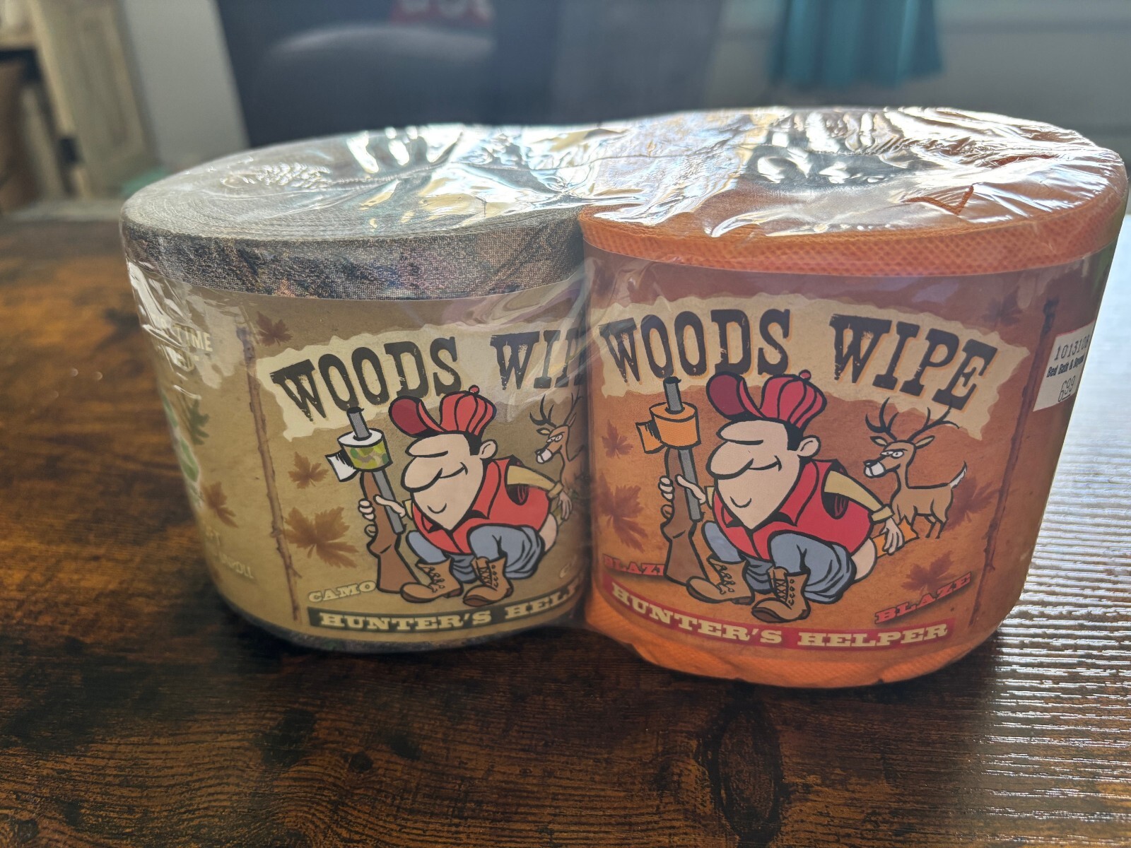 Woods Wipe Hunters Helper Toilet Paper Gag Gift 2 pack Toilet Paper Rivers Edge