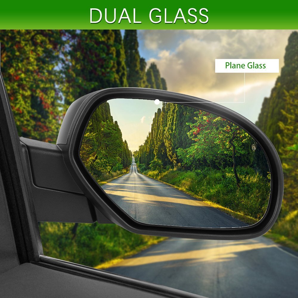 Passenger Side Power Door Mirror For 07-13 Chevrolet Silverado GMC Sierra Pickup