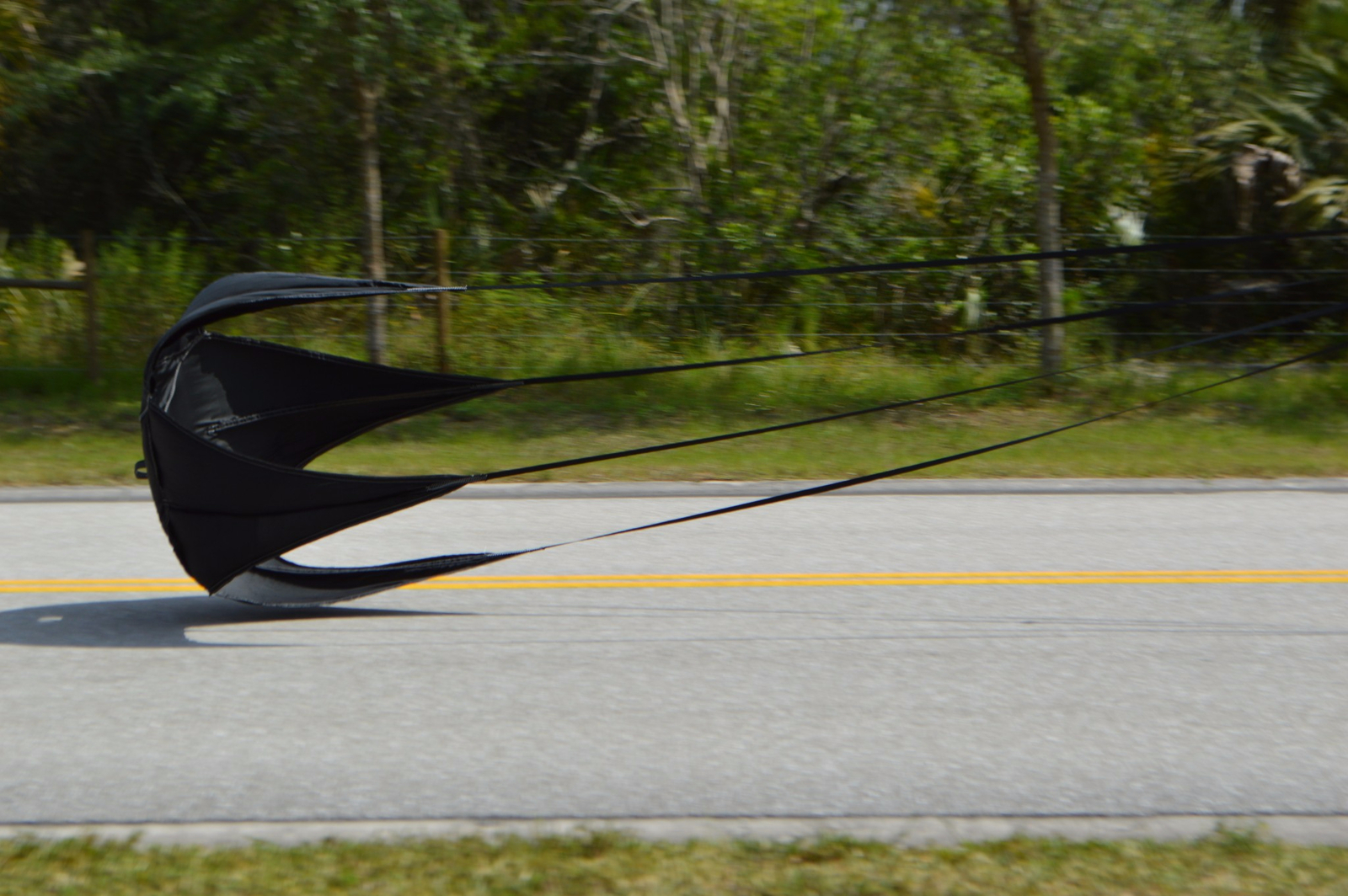 DRAG RACING PARACHUTE RED DRAG CHUTE RJS RACING DRAGSTER CHUTE