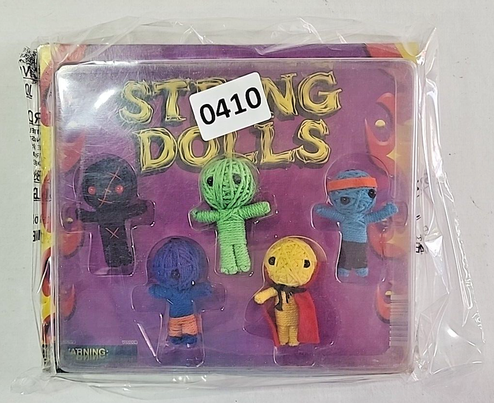 Vintage Vending Display Board String Dolls 0410