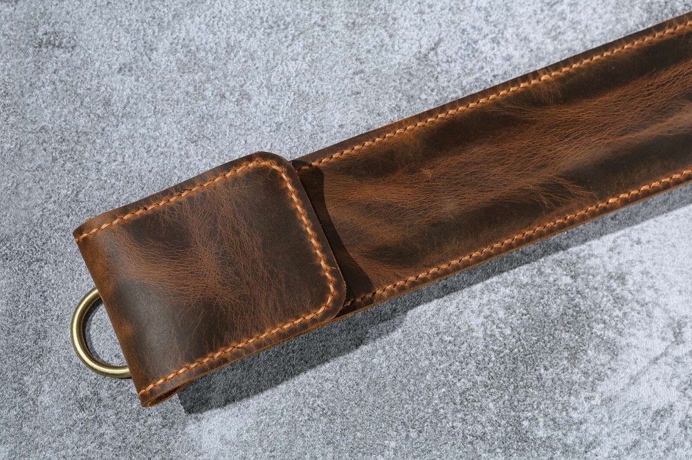 Personalized Leather drum stick bag case holder , unique gift for drummer